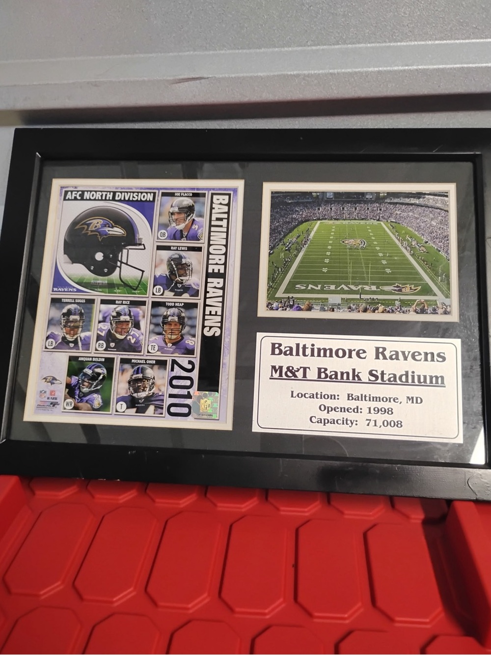 Framed Stadium & Team Collage - Black